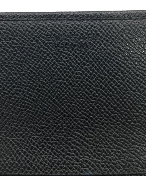 BVLGARI（ブルガリ）BVLGARI (ブルガリ) レザーカードケース ネイビーの古着・服飾アイテム