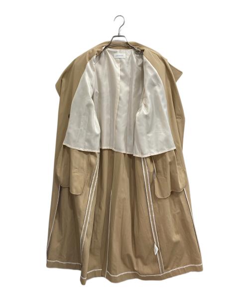 HERITANOVUM（ヘリテノーム）HERITANOVUM (ヘリテノーム) トレンチコート ベージュ サイズ:Fの古着・服飾アイテム