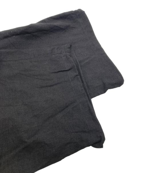JOURNAL STANDARD（ジャーナルスタンダード）JOURNAL STANDARD (ジャーナルスタンダード) リネン ポリ ストライプ オーバー パンツ ブラック サイズ:Mの古着・服飾アイテム