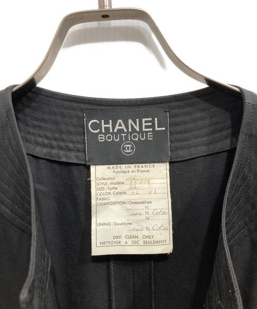 CHANEL BOUTIQUE（シャネル ブティック）CHANEL BOUTIQUE (シャネル ブティック) 金ボタンワンピース ブラック サイズ:34の古着・服飾アイテム