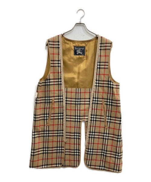 Burberry's（バーバリーズ）Burberry's (バーバリーズ) ライナー付き裏地ノヴァチェック比翼コート ベージュ サイズ:92-170の古着・服飾アイテム
