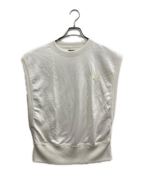 Needles（ニードルズ）Needles (ニードルズ) Sleeveless Tee - C/PE Bright Jersey ホワイト サイズ:XSの古着・服飾アイテム