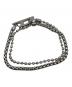 DIESEL（ディーゼル）の古着「2連チェーンブレスレット」｜シルバー