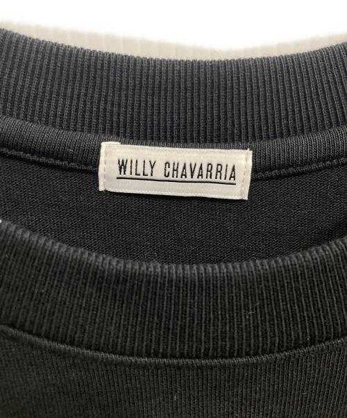 WILLY CHAVARRIA（ウィリーチャバリア）WILLY CHAVARRIA (ウィリーチャバリア) Tom T-Shirt 1/プリントtシャツ ブラック サイズ:Lの古着・服飾アイテム