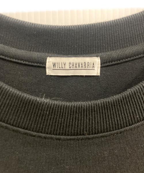 WILLY CHAVARRIA（ウィリーチャバリア）WILLY CHAVARRIA (ウィリーチャバリア) Tom T-Shirt 3/プリントＴシャツ ブラック サイズ:XLの古着・服飾アイテム