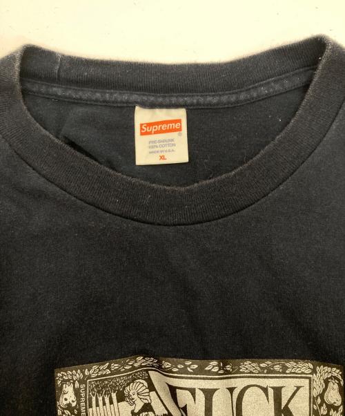 SUPREME（シュプリーム）SUPREME (シュプリーム) Fuck Off Tee ネイビー サイズ:XLの古着・服飾アイテム