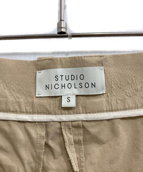 STUDIO NICHOLSON（スタジオ ニコルソン）STUDIO NICHOLSON (スタジオ ニコルソン) YALE POWER COTTON HAZELNUT/ダブルプリーツボリュームパンツ ベージュ サイズ:Sの古着・服飾アイテム