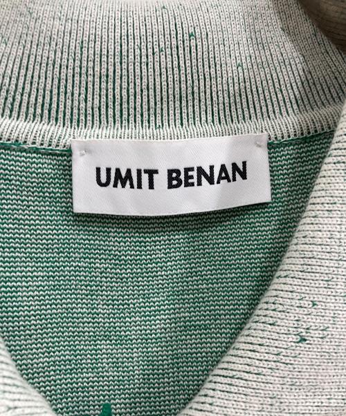 UMIT BENAN（ウミットベナン）UMIT BENAN (ウミットベナン) ニットポロシャツ グリーン サイズ:Sの古着・服飾アイテム