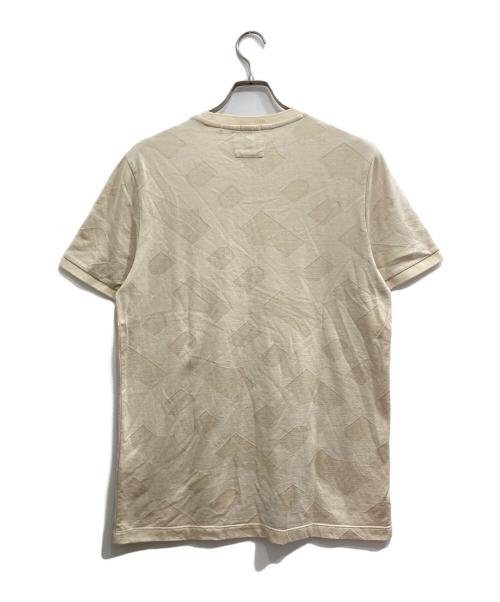 BOSS（ボス）BOSS (ボス) Cotton Silk Slim Fit T-Shirt ベージュ サイズ:XLの古着・服飾アイテム