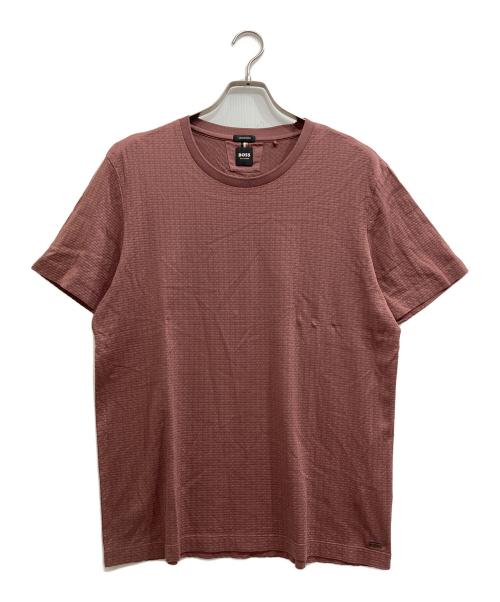 BOSS（ボス）BOSS (ボス) MERCERISED Tシャツ ピンク サイズ:XLの古着・服飾アイテム