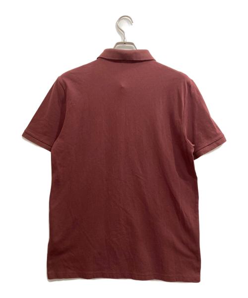 BOSS（ボス）BOSS (ボス) ロゴパッチ ポロシャツ ワインレッド サイズ:XLの古着・服飾アイテム