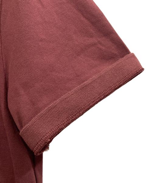 BOSS（ボス）BOSS (ボス) ロゴパッチ ポロシャツ ワインレッド サイズ:XLの古着・服飾アイテム