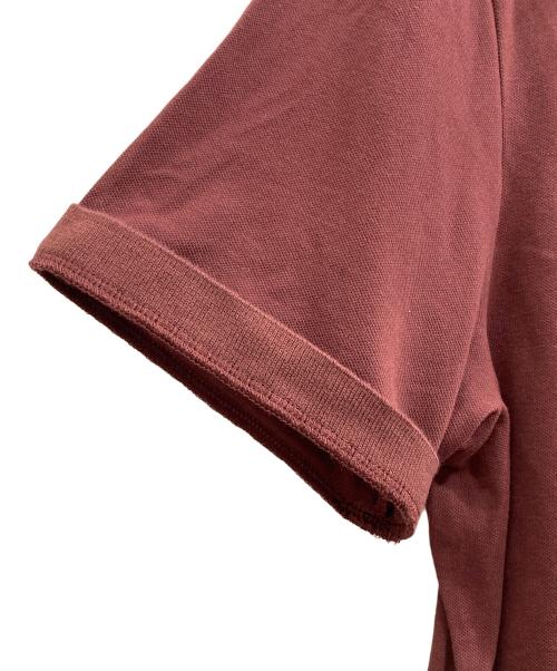 BOSS（ボス）BOSS (ボス) ロゴパッチ ポロシャツ ワインレッド サイズ:XLの古着・服飾アイテム