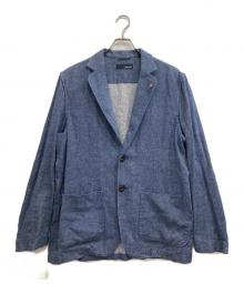LARDINI（ラルディーニ）の古着「デニムテーラードジャケット」｜インディゴ