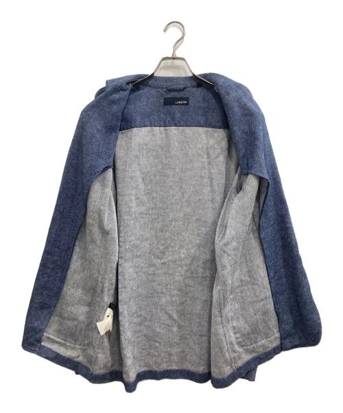 LARDINI（ラルディーニ）LARDINI (ラルディーニ) デニムテーラードジャケット インディゴ サイズ:XLの古着・服飾アイテム