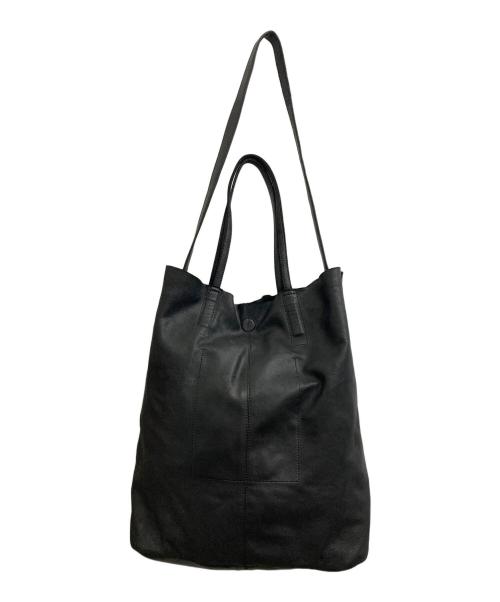 morphee（モルフェ）morphee (モルフェ) ゴートレザー ラージ トート ブラック/ 3WAY LARGE TOTE ブラックの古着・服飾アイテム