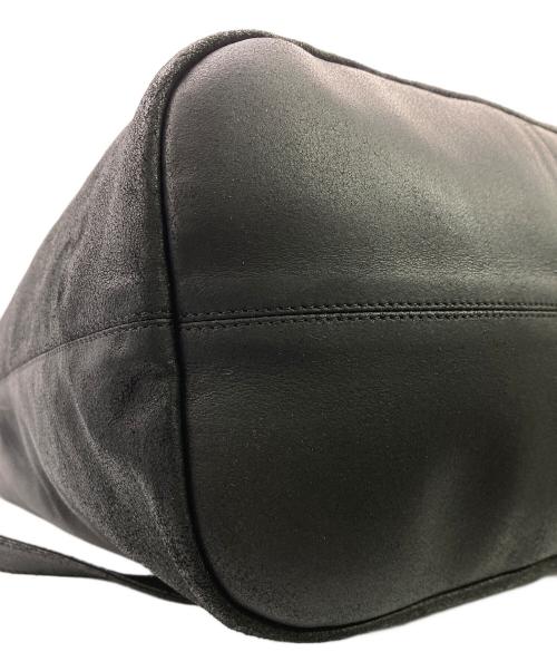 morphee（モルフェ）morphee (モルフェ) ゴートレザー ラージ トート ブラック/ 3WAY LARGE TOTE ブラックの古着・服飾アイテム