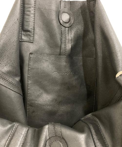 morphee（モルフェ）morphee (モルフェ) ゴートレザー ラージ トート ブラック/ 3WAY LARGE TOTE ブラックの古着・服飾アイテム