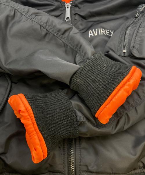 AVIREX（アヴィレックス）AVIREX (アヴィレックス) ラインストーンMA-1 ブラック サイズ:Ｍの古着・服飾アイテム