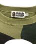 中古・古着 A BATHING APE (アベイシングエイプ) GIANT 1ST CAMO CREWNECK SWEATSHIRT/ジャイアント　ファーストカモ　クルーネック　スウェットシャツ カーキ サイズ:2XL：20000円