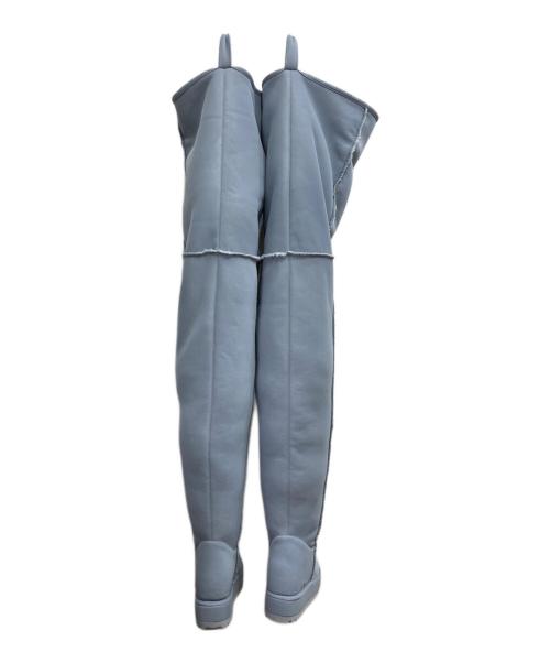 YELLO（イエロ）YELLO (イエロ) ムートンルーズロングブーツ ブルー サイズ:2XLの古着・服飾アイテム