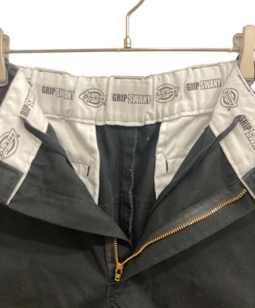 Dickies（ディッキーズ）Dickies (ディッキーズ) GRIP SWANY (グリップスワニー) EASY DOUBLE HIP WORK SHORTS ブラック サイズ:Mの古着・服飾アイテム
