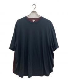 LOEWE（ロエベ）の古着「Circle T-Shirt/クリンクル　Tシャツ」｜ブラック×ワインレッド