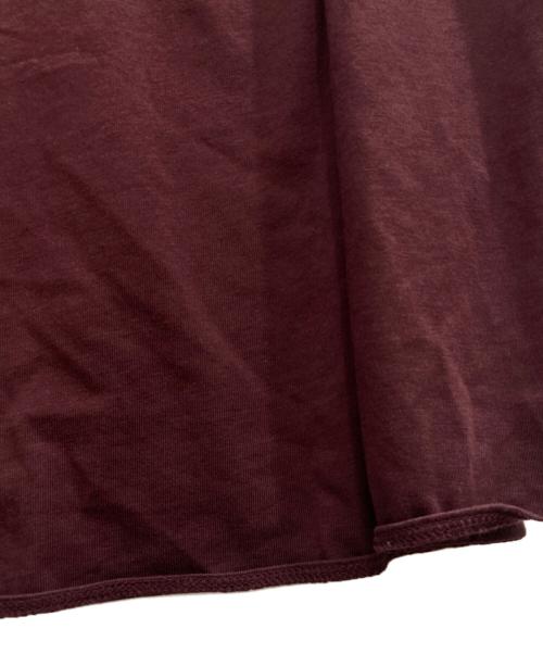 LOEWE（ロエベ）LOEWE (ロエベ) Circle T-Shirt/クリンクル　Tシャツ ブラック×ワインレッド サイズ:Lの古着・服飾アイテム