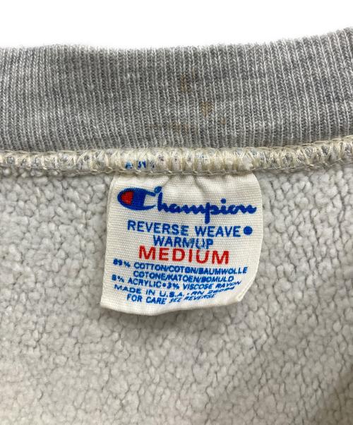 Champion REVERSE WEAVE（チャンピオン リバース ウィーブ）Champion REVERSE WEAVE (チャンピオン リバース ウィーブ) リバースウィーブスウェット グレー サイズ:mediumの古着・服飾アイテム