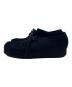 CLARKS (クラークス) ワラビースウェードシューズ ブラック サイズ:25.5cm / US8 / UK7 / EU41：9000円