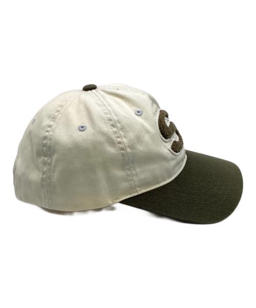 stussy（ステューシー）stussy (ステューシー) CHENILLE S LOW PRO CAP グリーン×ホワイトの古着・服飾アイテム