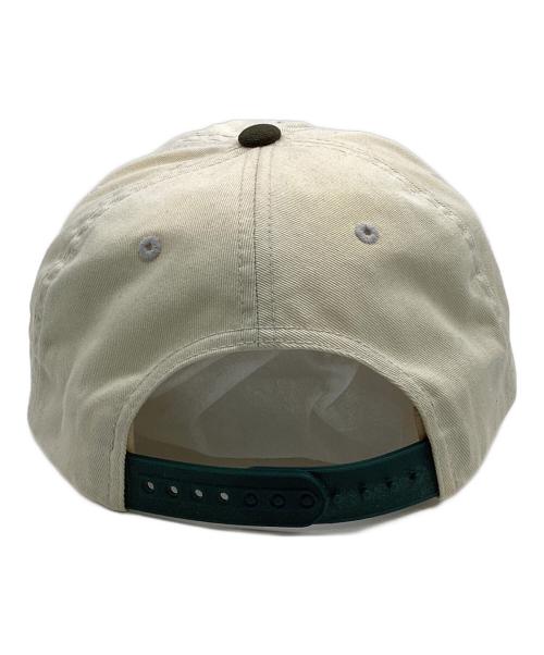stussy（ステューシー）stussy (ステューシー) CHENILLE S LOW PRO CAP グリーン×ホワイトの古着・服飾アイテム