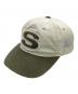 stussy（ステューシー）の古着「CHENILLE S LOW PRO CAP」｜グリーン×ホワイト