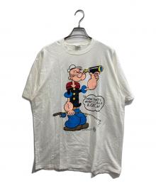 JERZEES（ジャージーズ）の古着「90‘ｓプリントTシャツ」｜ホワイト