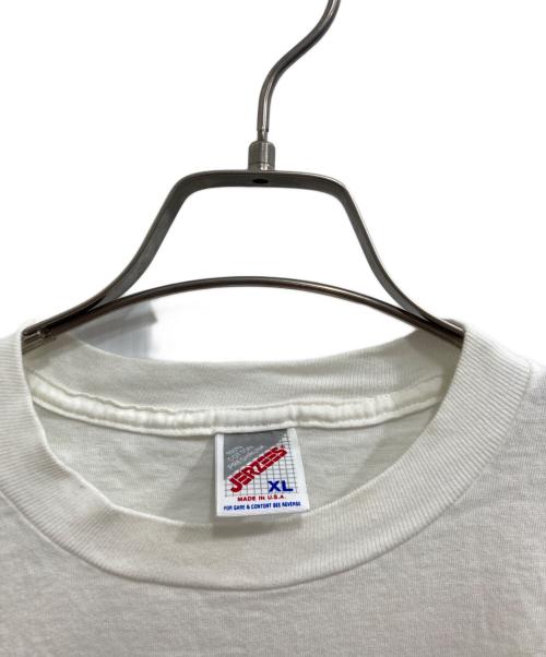 JERZEES（ジャージーズ）JERZEES (ジャージーズ) 90‘ｓプリントTシャツ ホワイト サイズ:XLの古着・服飾アイテム