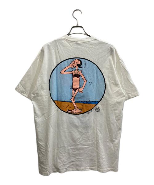 JERZEES（ジャージーズ）JERZEES (ジャージーズ) 90‘ｓプリントTシャツ ホワイト サイズ:XLの古着・服飾アイテム