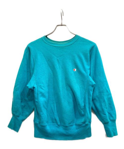 Champion REVERSE WEAVE（チャンピオン リバース ウィーブ）Champion REVERSE WEAVE (チャンピオン リバース ウィーブ) リバースウィーブスウェット ターコイズ サイズ:Sの古着・服飾アイテム