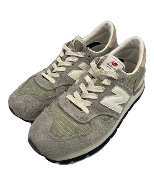 NEW BALANCE（ニューバランス）NEW BALANCE (ニューバランス) ローカットスニーカー グレー サイズ:27.5/US9.5/UK9/EU43の古着・服飾アイテム