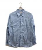 STEVEN ALANスティーブンアラン）の古着「A/DRESS REGULAR COLLAR SHIRT-LOOSE」｜ブルー