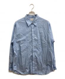 STEVEN ALAN（スティーブンアラン）の古着「A/DRESS REGULAR COLLAR SHIRT-LOOSE」｜ブルー