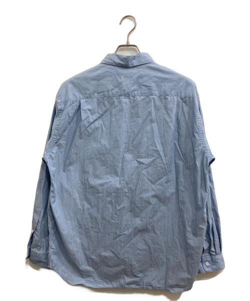 STEVEN ALAN（スティーブンアラン）STEVEN ALAN (スティーブンアラン) A/DRESS REGULAR COLLAR SHIRT-LOOSE ブルー サイズ:Lの古着・服飾アイテム