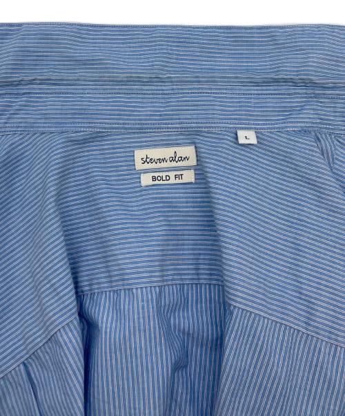STEVEN ALAN（スティーブンアラン）STEVEN ALAN (スティーブンアラン) A/DRESS REGULAR COLLAR SHIRT-LOOSE ブルー サイズ:Lの古着・服飾アイテム