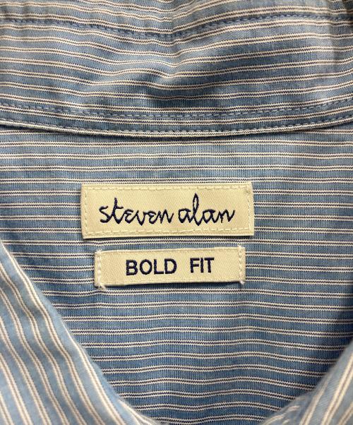STEVEN ALAN（スティーブンアラン）STEVEN ALAN (スティーブンアラン) A/DRESS REGULAR COLLAR SHIRT-LOOSE ブルー サイズ:Lの古着・服飾アイテム
