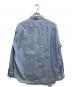 STEVEN ALAN (スティーブンアラン) A/DRESS REGULAR COLLAR SHIRT-LOOSE ブルー サイズ:L：8000円