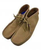 CLARKSクラークス）の古着「SHACRE BOOTモカシンブーツ」｜ベージュ