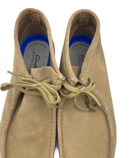 CLARKS（クラークス）CLARKS (クラークス) SHACRE BOOTモカシンブーツ ベージュ サイズ:27.5cm/US10.5/UK9.5/EU44の古着・服飾アイテム