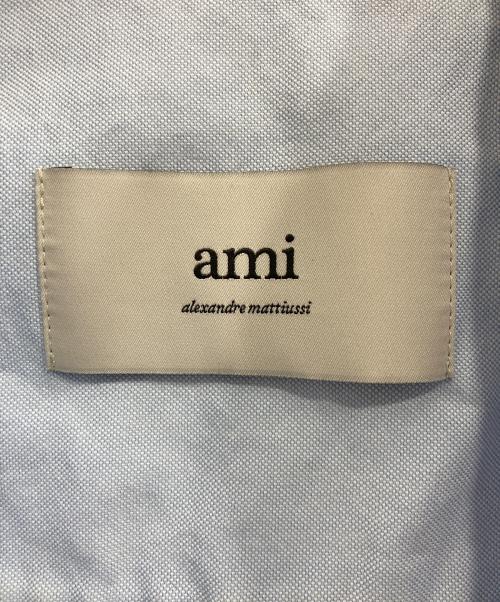 AMI Alexandre Mattiussi（アミアレクサンドルマテュッシ）AMI Alexandre Mattiussi (アミアレクサンドルマテュッシ) コットン シャツ Ami de Coeur ブルー サイズ:37の古着・服飾アイテム