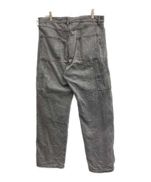 AVIREX（アヴィレックス）AVIREX (アヴィレックス) DOUBLE KNEE DENIM PANTS グレー サイズ:Lの古着・服飾アイテム