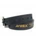 AVIREX (アヴィレックス) VINTAGE WORKS (ヴィンテージワークス) Cバックルレザーベルト ブラック サイズ:31/79：11000円