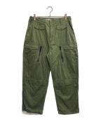 WHITE MOUNTAINEERINGホワイトマウンテ二アニング）の古着「カーゴパンツ CARGO PANTS」｜グリーン